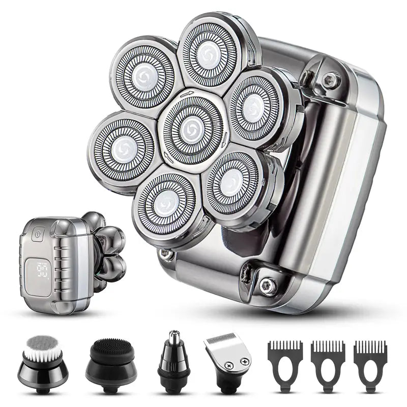 Waterproof Rechargeable Bald Head Shaver for Men